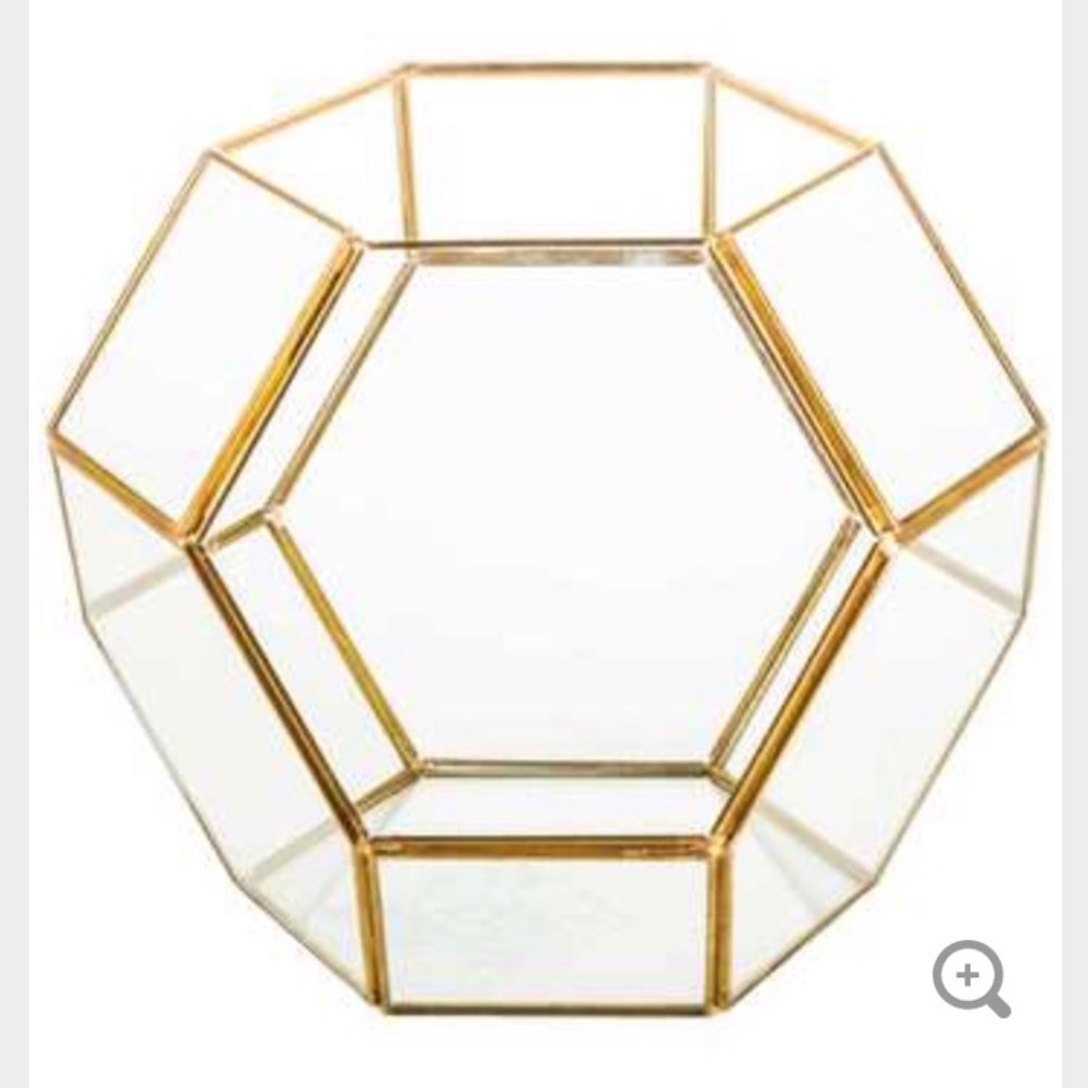 Large Gold Terrarium